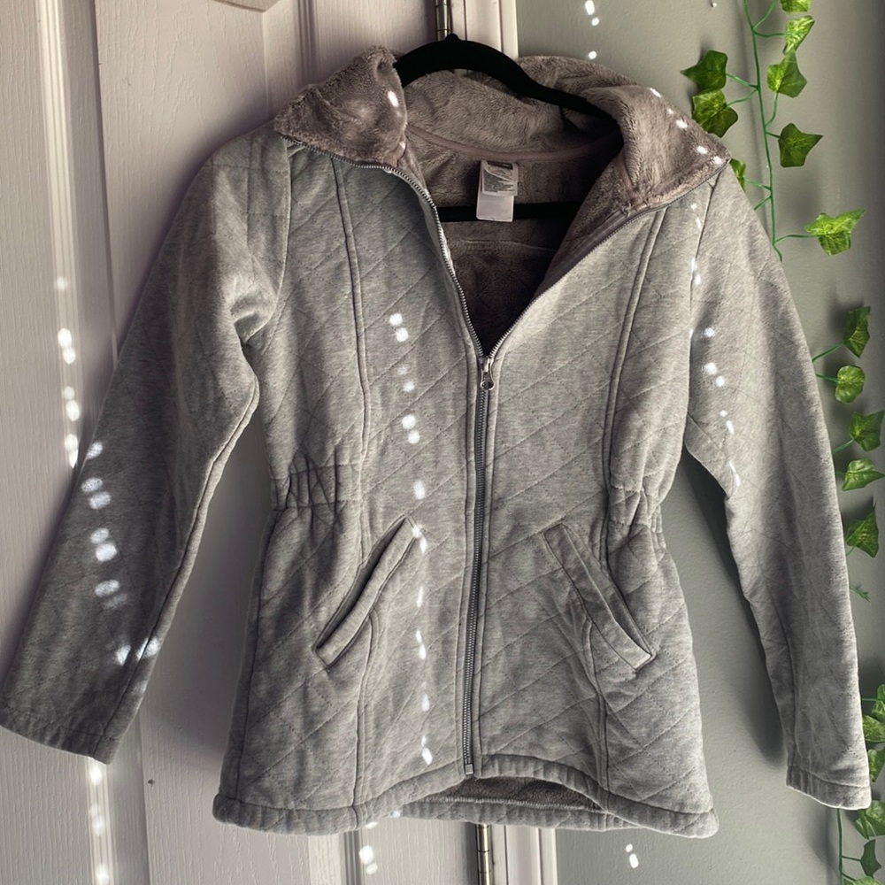 Grey NorthFace Jacket
